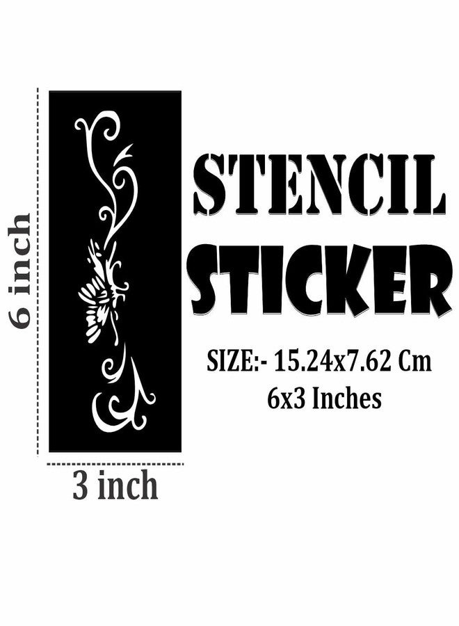 ORDERSHOCK Fun Mehndi Art Sheets for School Projects and Family Events for Kids & Adults Both Sticker - Image 4